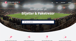 Desktop Screenshot of fotbollsbiljetter.se