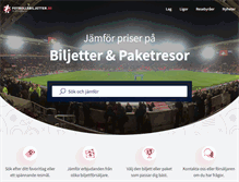 Tablet Screenshot of fotbollsbiljetter.se